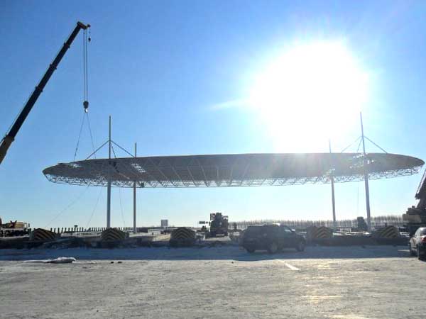 揭阳加油站网架案例